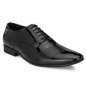 Buskins Men’s Patent Shining Lace-Up Party Formal Shoes -BA1043