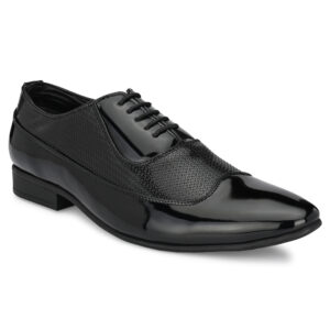 Buskins Men’s Patent Shining Lace-Up Party Formal Shoes -BA1068
